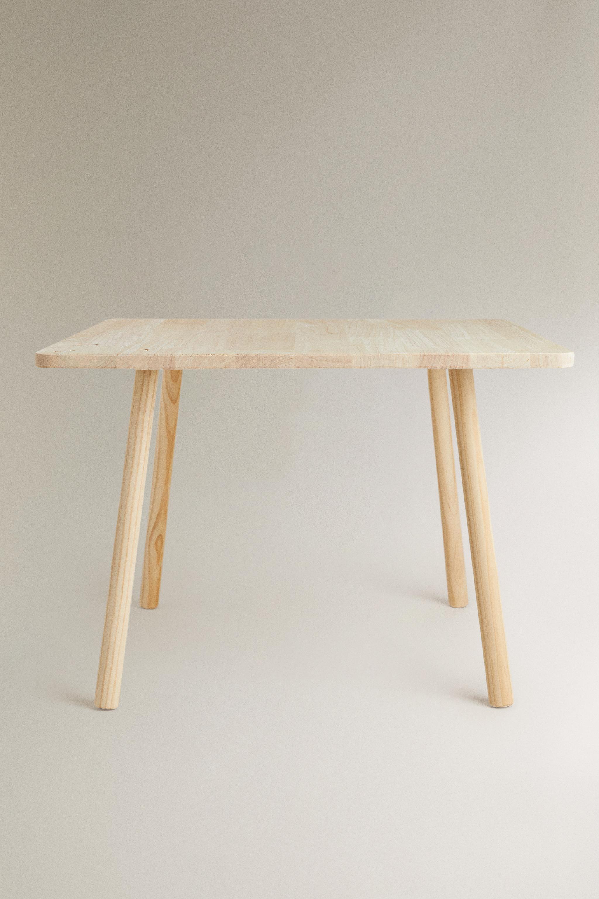 WOODEN TEDDY BEAR TABLE